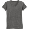 Alternative Apparel Women's Ash Heather Kimber Melange Burnout T-Shirt