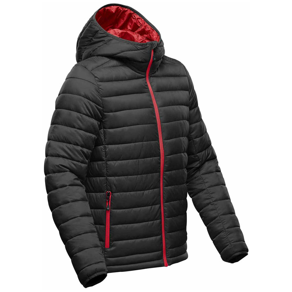 Stormtech Men's Black/Bright Red Stavanger Thermal Jacket