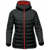 Stormtech Women's Black/Bright Red Stavanger Thermal Jacket