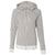 Champion Women's Oxford Grey/Oatmeal Heather Originals French Terry Hooded Full-Zip