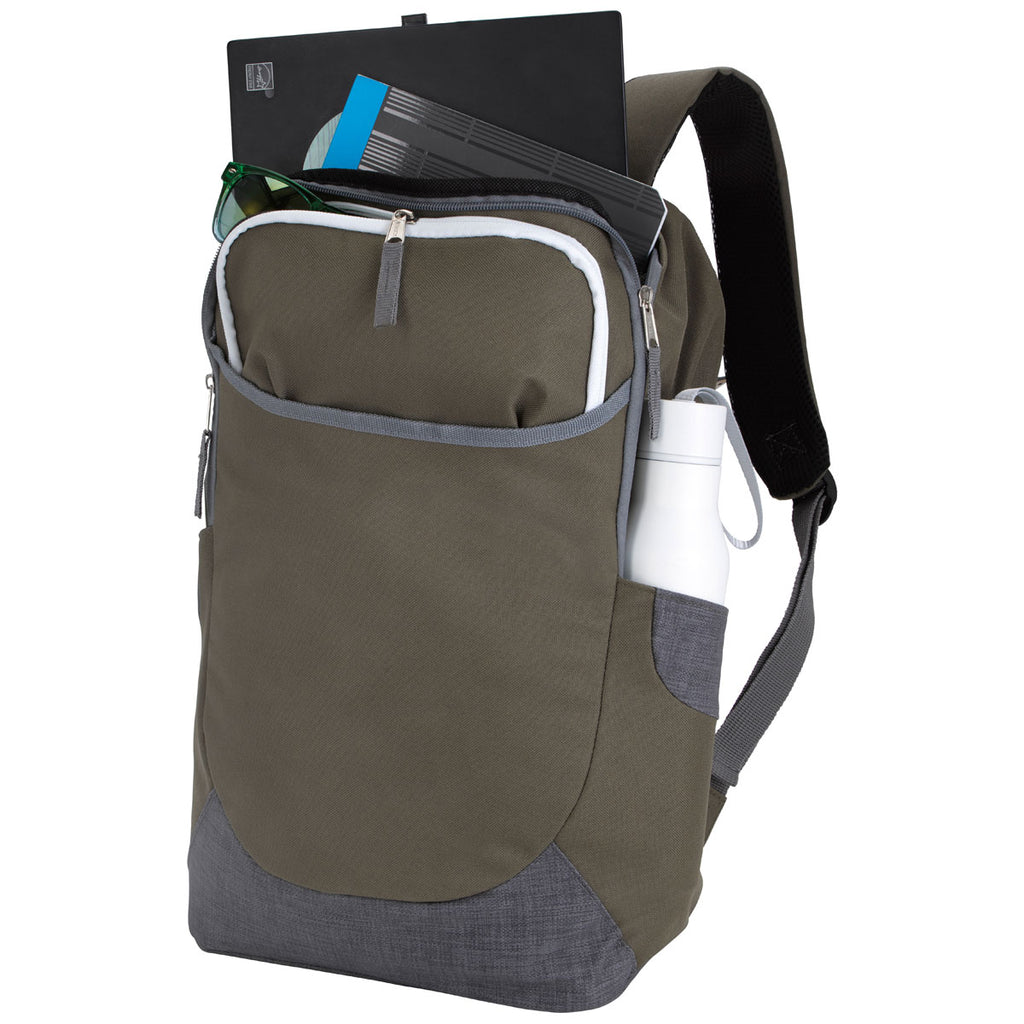 Atchison Olive Green Maddox Computer Backpack