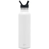 Simple Modern Winter White Ascent Water Bottle with Straw Lid - 20oz