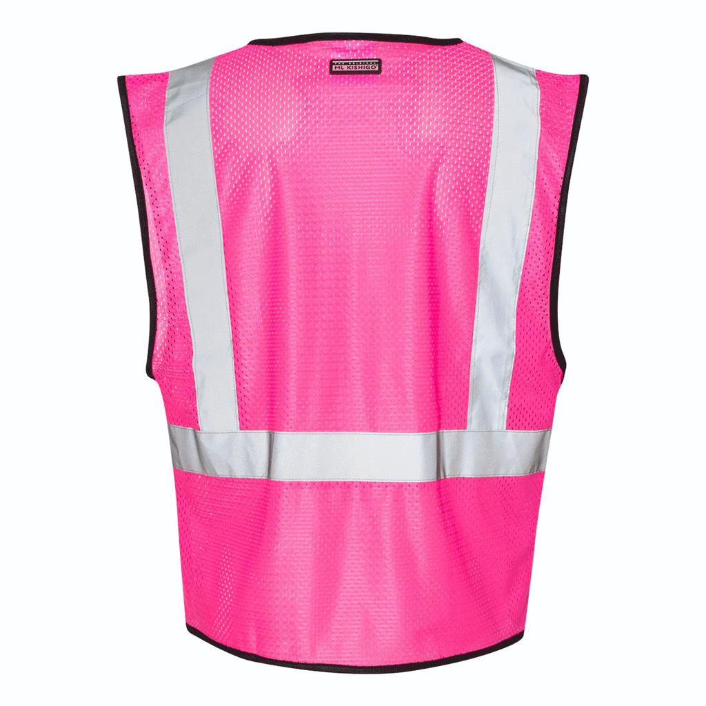 ML Kishigo Men's Pink Enhanced Visibility Non-ANSI Vest
