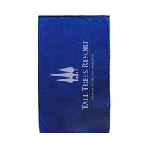 Magnet Group Navy Beach Terry Velour Towel