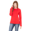 Bella + Canvas Women's Red Jersey Long-Sleeve T-Shirt