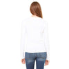 Bella + Canvas Women's White Jersey Long-Sleeve T-Shirt