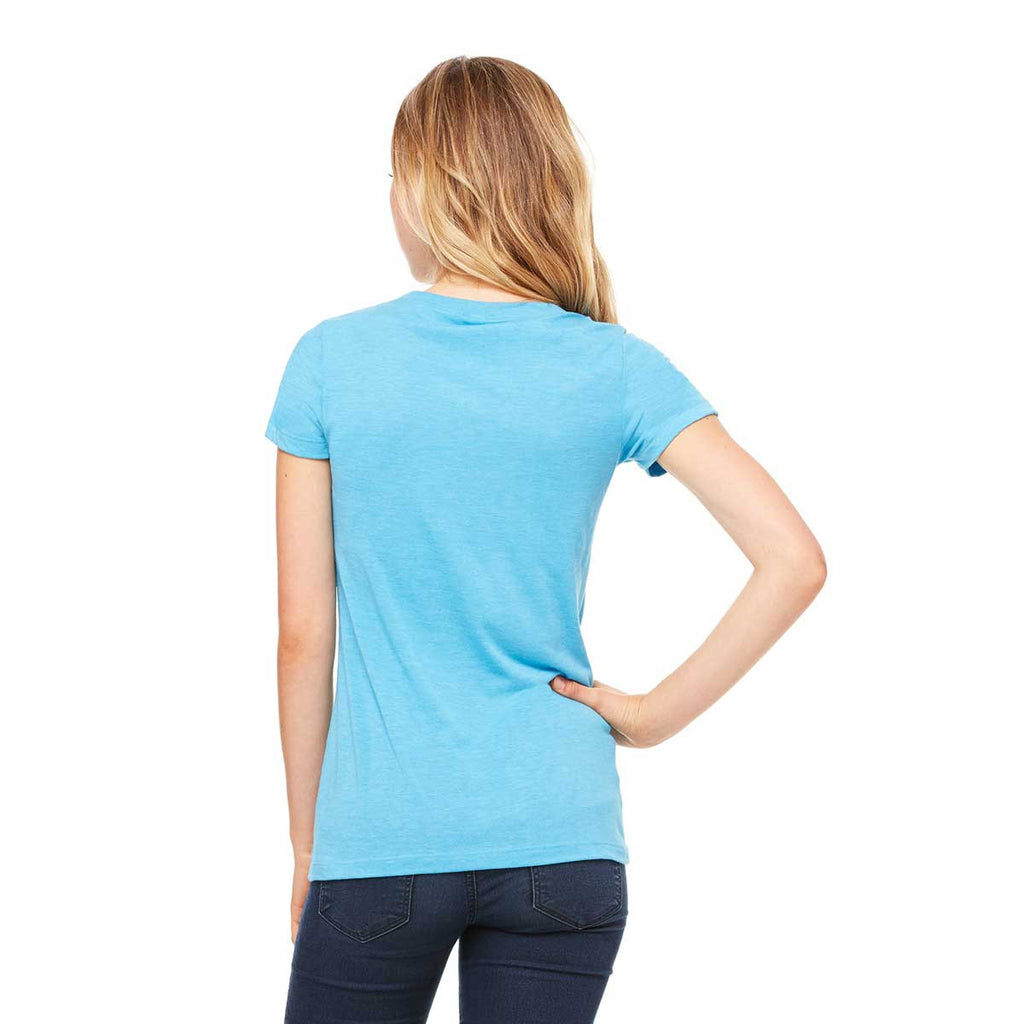 Bella + Canvas Women's Aqua Triblend Short-Sleeve T-Shirt