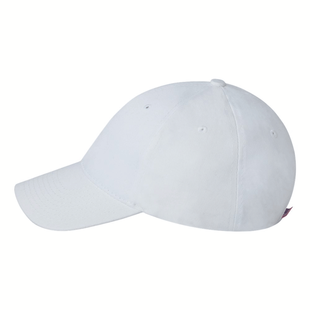 Bayside White USA Made Structured Cap