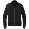 Brooks Brothers Women's Deep Black Double-Knit Full Zip