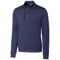 Cutter & Buck Men's Liberty Navy Tall Stealth Half Zip