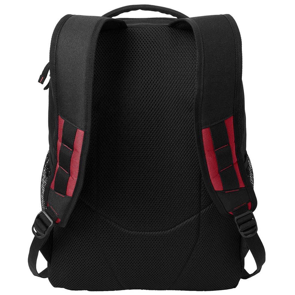 Port Authority Rich Red/ Black Transport Backpack