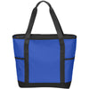 Port Authority Royal/Black On-The-Go Tote