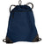 Port Authority Navy Cinch Pack with Mesh Trim