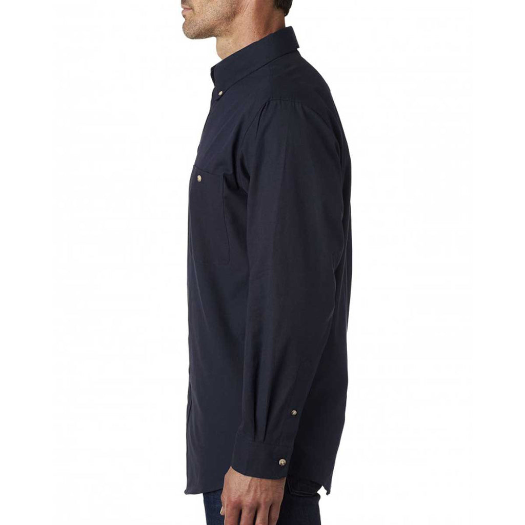 Backpacker Men's Navy Nailhead Woven Shirt