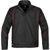 Stormtech Men's Black/Sport Red Signal Track Jacket