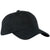 Port Authority Black Brushed Twill Cap