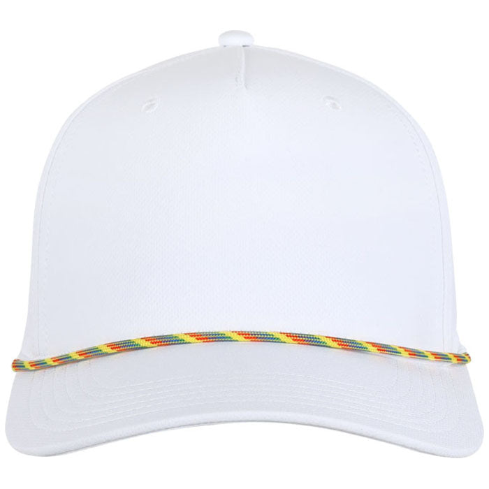 Ahead White/Rainbow Rope Alto Cap