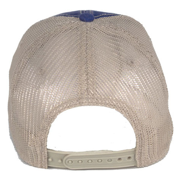 AHEAD University Tour Blue/Tan Tea Stained Mesh Back Cap