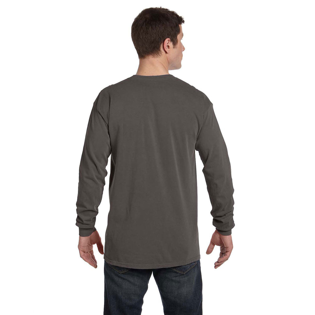 Comfort Colors Men's Pepper 6.1 Oz. Long-Sleeve T-Shirt