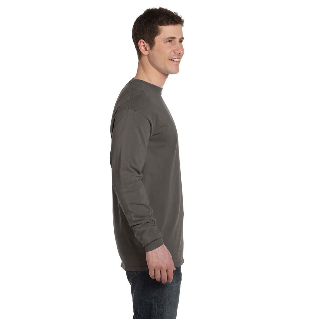 Comfort Colors Men's Pepper 6.1 Oz. Long-Sleeve T-Shirt