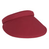 Kate Lord Red Clip-On-Solid Visor
