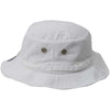 Ahead White Brimmed Bucket Hat
