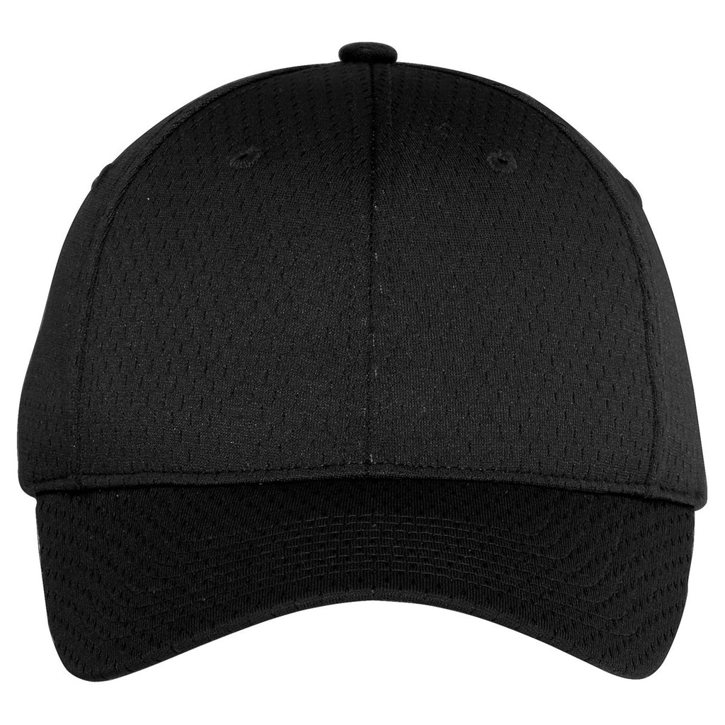 Port Authority Black Pro Mesh Cap