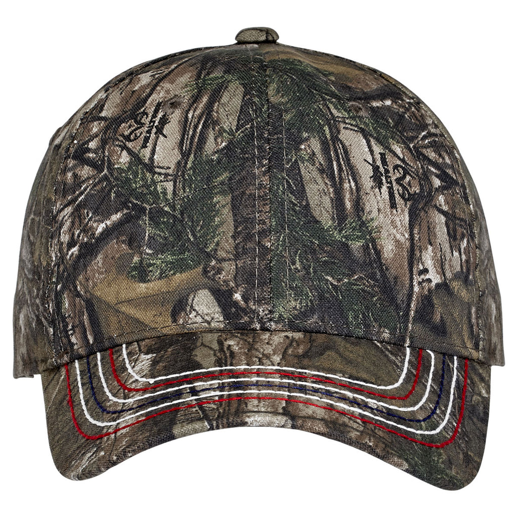 Port Authority Americana Contrast Realtree Xtra Stitch Camouflage Cap