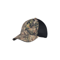 Port Authority Mossy Oak Break-Up Country/Black Mesh Camouflage Cap with Air Mesh Back