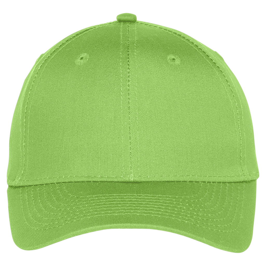 Port Authority Lime Uniforming Twill Cap