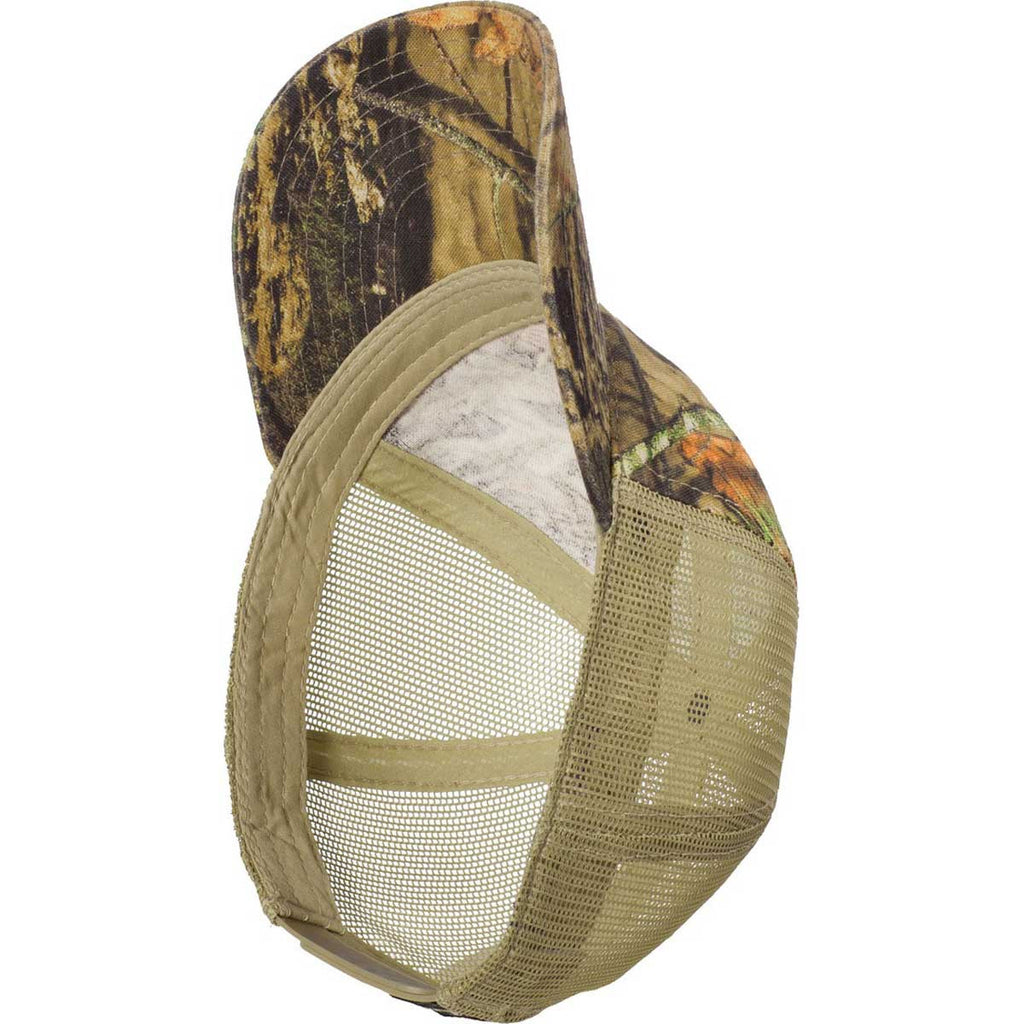 Port Authority Mossy Oak Break Up Country/Tan Unstructured Camouflage Mesh Back Cap