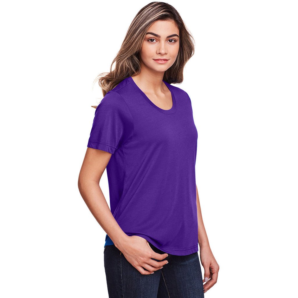 Core 365 Women's Campus Purple Fusion ChromaSoft Performance T-Shirt