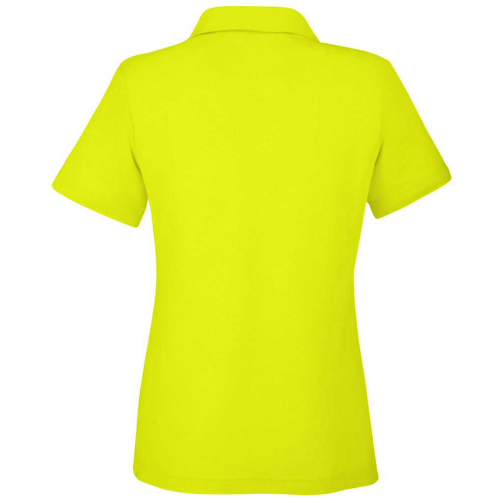 Core 365 Women's Safety Yellow Fusion ChromaSoft Pique Polo