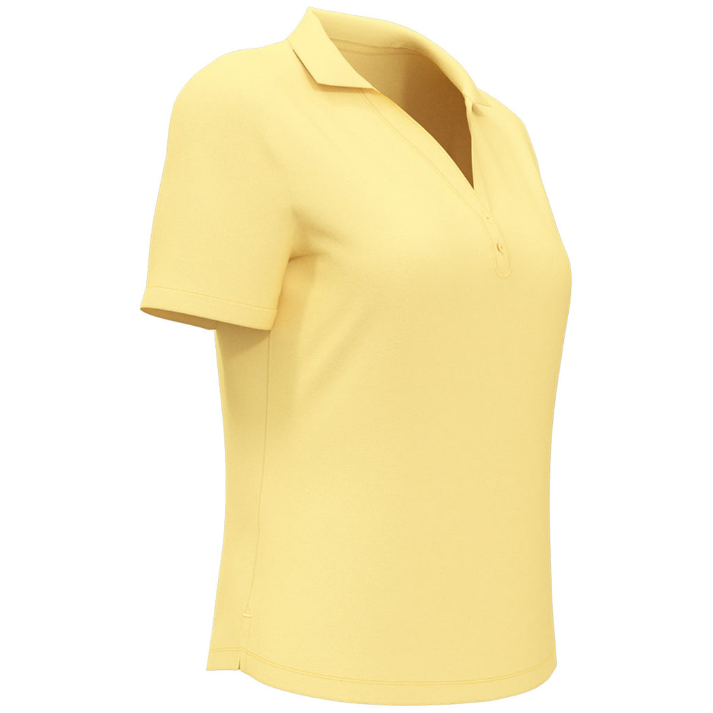 Callaway Women's Banana Cream Micro Texture Polo