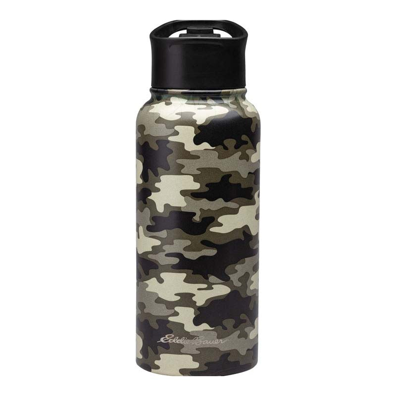 Eddie Bauer Black Peak-F 32 oz. Vacuum Insulated Steel Water Bottle