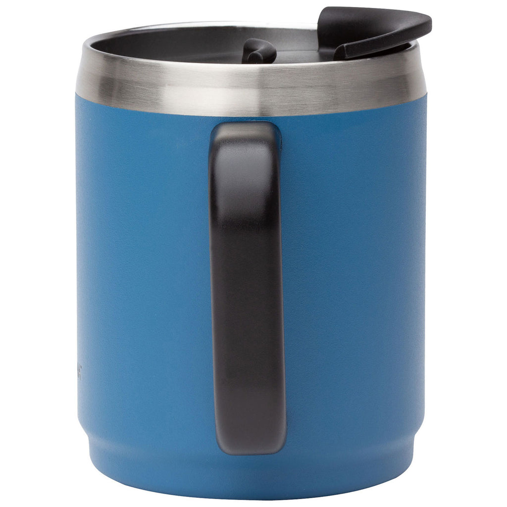 Manna Blue 14 oz. Boulder Stainless Steel Camping Mug with Handle