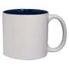 Jetline White-Blue-Reflex 14 oz. Glossy Jamocha Ceramic Mug