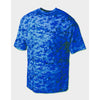BAW Men's Blue Xtreme Tek Digital Camo Short Sleeve Shirt