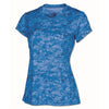 BAW Women's Blue Xtreme Tek Digital Camo Short Sleeve Shirt
