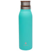 Manna Light Blue Ascend 18 oz. Stainless Steel Water Bottle with Acacia Lid