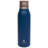 Manna Navy Ascend 18 oz. Stainless Steel Water Bottle with Acacia Lid