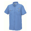 Columbia Women's White Cap Blue Bahama S/S Shirt