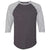 Champion Men's Charcoal Heather/Oxford Grey Premium Fashion Baseball T-Shirt