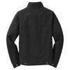 CornerStone Men's Black Washed Duck Cloth Flannel-Lined Work Jacket