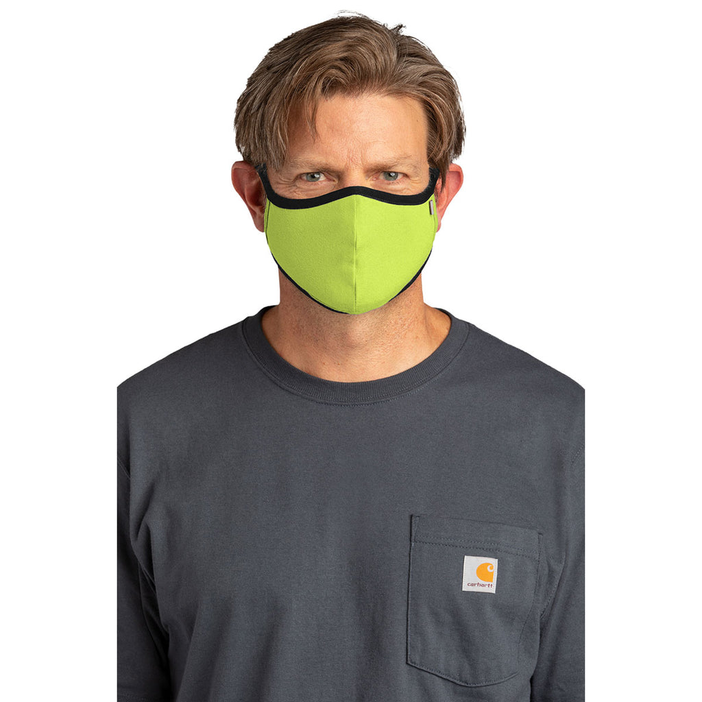 Carhartt Bright Lime Cotton Ear Loop Face Mask (3 pack)