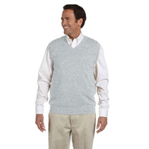 Devon & Jones Men's Grey Heather V-Neck Vest