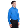 Devon & Jones Men's French Blue CrownLux Performance Stretch Shirt