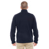 Devon & Jones Men's Navy Bristol Full-Zip Sweater Fleece Jacket