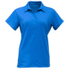 BAW Women's Royal Solid Spandex Polo