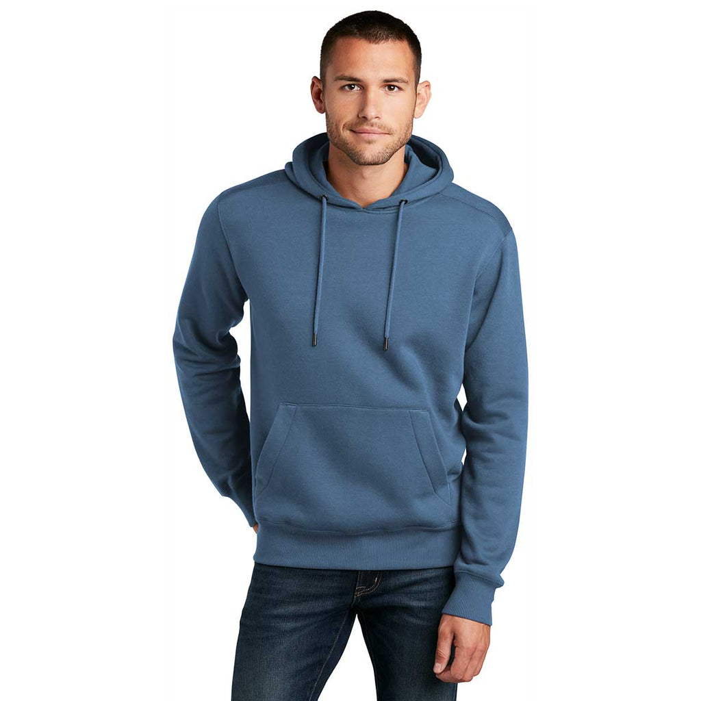 District Men's Maritime Blue Perfect Weight Fleece Hoodie